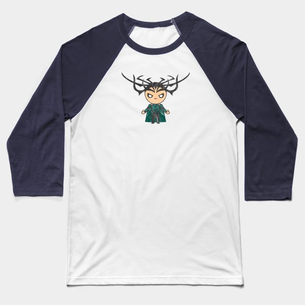 Kawaii Hela Ragnarök Baseball T-Shirt by gabradoodle